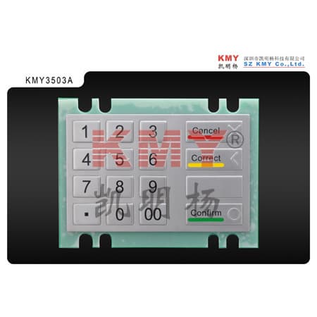 3des Encryption Keypad for Payment Kiosk Kmy3503A